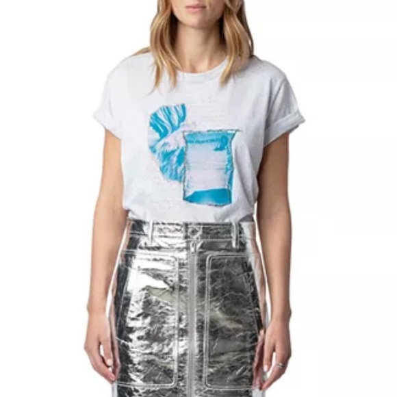 ZADIG & VOLTAIRE ANYA STARS TEE